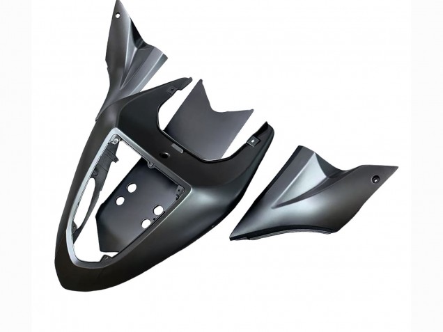 Kawasaki ZX10R Motorrad Verkleidung 2006-2007 - Grau Gelb Glanzendes Schwarz Monster Elf