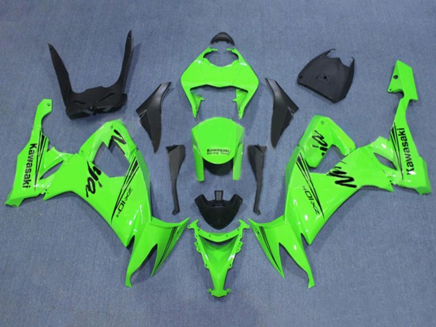 Kawasaki ZX10R Motorrad Verkleidung 2008-2010 - Grun Schwarz