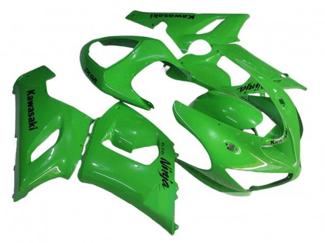 Kawasaki ZX6R Motorrad Verkleidung 2005-2006 - Grun