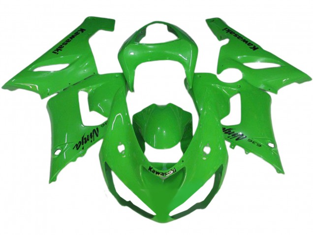 Kawasaki ZX6R Motorrad Verkleidung 2005-2006 - Grun