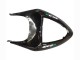 Kawasaki ZX6R Motorrad Verkleidung 2005-2006 - Glanzendes Schwarz Grun Flamme