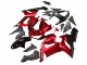 Kawasaki ZX6R Motorrad Verkleidung 2005-2006 - Rot Schwarz