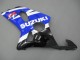 Suzuki GSXR1000 Motorrad Verkleidung 2000-2002 - Weiss Blau Schwarz Rot
