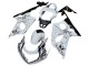 Suzuki GSXR1000 Motorrad Verkleidung 2000-2002 - Weiss Schwarz Motul Corona