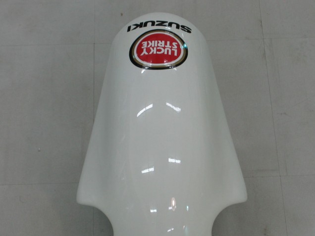 Suzuki GSXR1000 Motorrad Verkleidung 2000-2002 - Weiss Rot Lucky Strike
