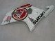 Suzuki GSXR1000 Motorrad Verkleidung 2000-2002 - Weiss Rot Lucky Strike