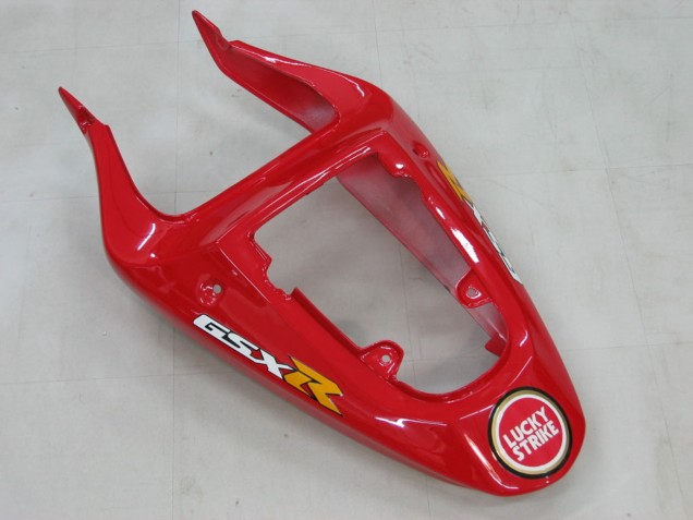 Suzuki GSXR1000 Motorrad Verkleidung 2000-2002 - Weiss Rot Lucky Strike