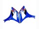 Suzuki GSXR 1000 Motorrad Verkleidung 2007-2008 - Weiss Blau Schwarz Rot