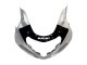 Suzuki GSXR 600 / GSXR 750 Motorrad Verkleidung 2001-2003 - Silber Glanzendes Schwarz Rot