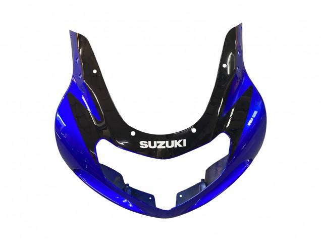 Suzuki GSXR 600 / GSXR 750 Motorrad Verkleidung 2001-2003 - Blau Gelb Glanzendes Schwarz