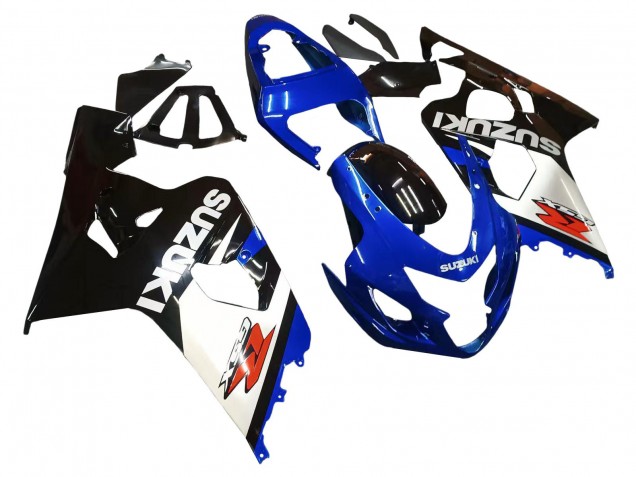 Suzuki GSXR 600 / GSXR 750 Motorrad Verkleidung 2004-2005 - Blau Weiss Schwarz