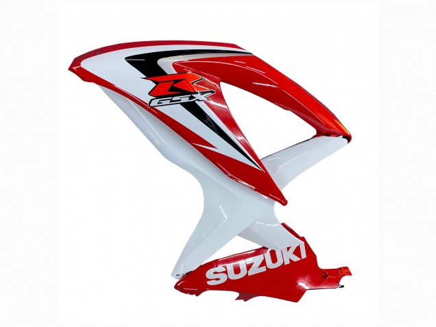 Suzuki GSXR 600 / GSXR 750 Motorrad Verkleidung 2008-2010 - Weiss Rot Schwarz