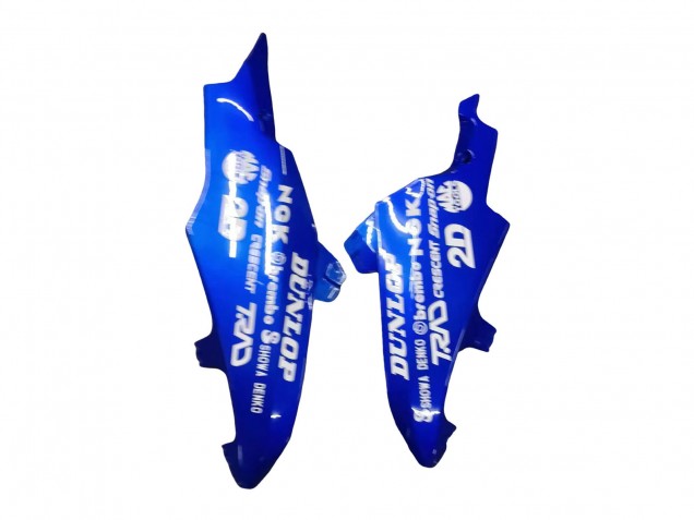 Suzuki GSXR 600 / GSXR 750 Motorrad Verkleidung 2008-2010 - Blau Gelb Rizla