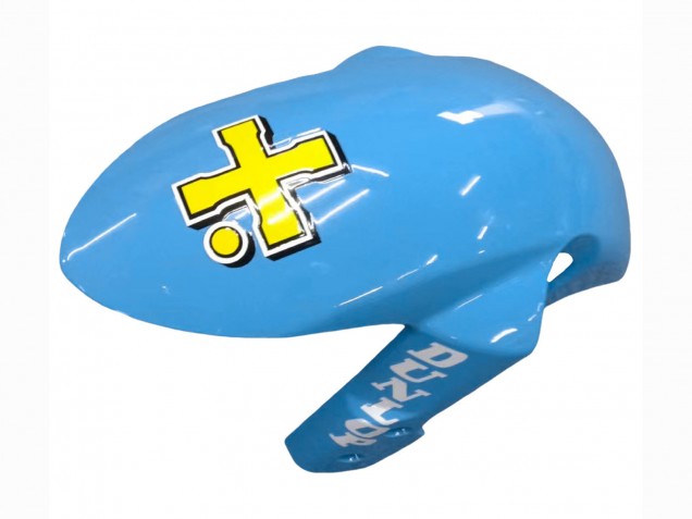 Suzuki GSXR 600 / GSXR 750 Motorrad Verkleidung 2008-2010 - Blau Gelb Rizla