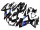 Suzuki GSXR 600 / GSXR 750 Motorrad Verkleidung 2008-2010 - Glanzendes Schwarz Blau