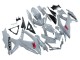 Suzuki GSXR 600 / GSXR 750 Motorrad Verkleidung 2008-2010 - Glanzendes Grau