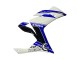 Yamaha YZF R3/R25 Motorrad Verkleidung 2015-2018 - Weiss Blau Schwarz Rennen