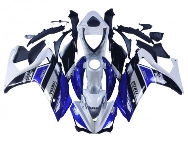 Yamaha YZF R3/R25 Motorrad Verkleidung 2015-2018 - Weiss Blau Schwarz Yamalube