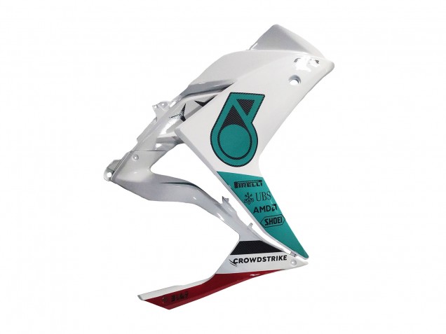 Yamaha YZF R3/R25 Motorrad Verkleidung 2015-2018 - Weiss Grun Glanzendes Schwarz