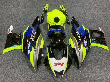 Yamaha YZF R3/R25 Motorrad Verkleidung 2015-2018 - Gelb Weiss Silber Blau Glanzendes Schwarz