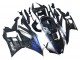 Yamaha YZF R3/R25 Motorrad Verkleidung 2022-2024 - Marble Schwarz Silber Blau Geschmiedet Carbonfaser Stil