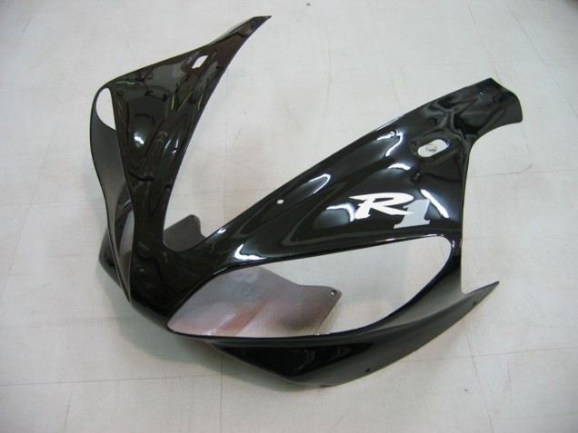 Yamaha YZF 1000 R1 Motorrad Verkleidung 2000-2001 - Glanzendes Schwarz Weiss Aufkleber