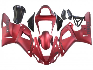 Yamaha YZF 1000 R1 Motorrad Verkleidung 2000-2001 - Matt Rot