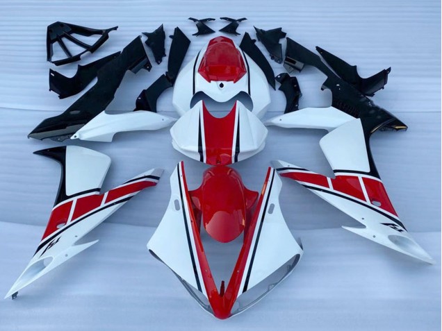 Yamaha YZF 1000 R1 Motorrad Verkleidung 2002-2003 - Weiss Rot Schwarz