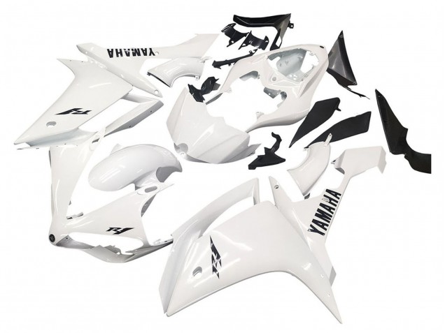 Yamaha YZF 1000 R1 Motorrad Verkleidung 2007-2008 - Weiss Schwarz