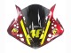 Yamaha YZF 1000 R1 Motorrad Verkleidung 2009-2011 - Rot Gelb Schwarz Hai 46