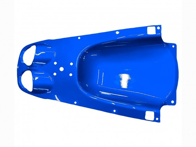 Yamaha YZF 600 R6 Motorrad Verkleidung 1998-2002 - Weiss Blau Neon Gelb Fiat Motul Michelin