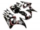 Yamaha YZF R6S Motorrad Verkleidung 2006-2009 - Glanzendes Schwarz Rot Weiss Lucky Strike Motul