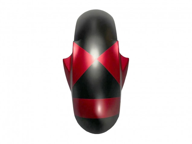 Yamaha YZF 600 R6 Motorrad Verkleidung 2005 - Matt Schwarz Rot Geometric