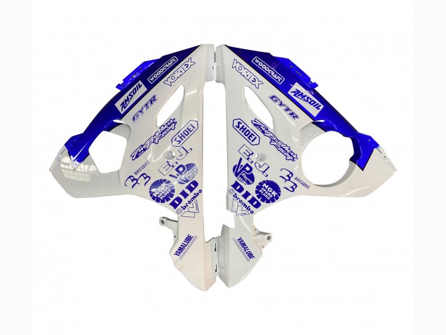 Yamaha YZF 600 R6 Motorrad Verkleidung 2005 - Weiss Blau Yamalube