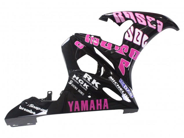 Yamaha YZF 600 R6 Motorrad Verkleidung 2005 - Schwarz Rosa Gelb Repsol 46