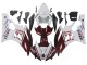 Yamaha YZF 600 R6 Motorrad Verkleidung 2006-2007 - Weiss Kastanienbraun Rot Fiat Acer Yamalube