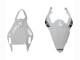 Yamaha YZF 600 R6 Motorrad Verkleidung 2006-2007 - Weiss Glanzendes Schwarz Motul Michelin