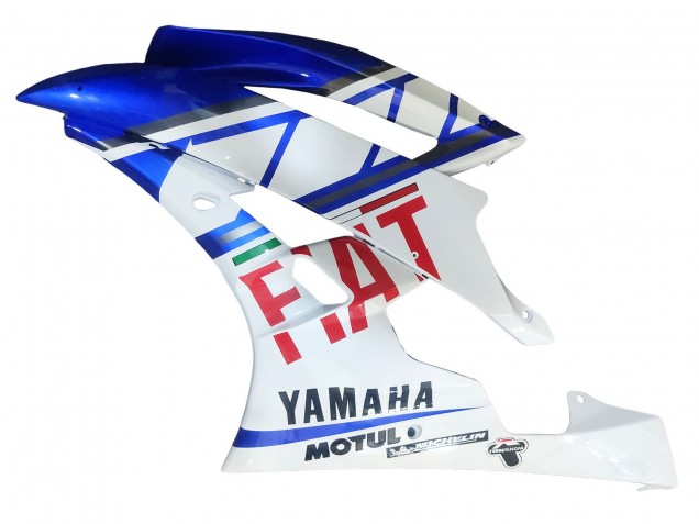 Yamaha YZF 600 R6 Motorrad Verkleidung 2006-2007 - Weiss Blau Rot Fiat Motul Michelin