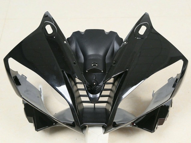 Yamaha YZF 600 R6 Motorrad Verkleidung 2006-2007 - Glanzendes Schwarz Matt Schwarz Weiss Motul Michelin
