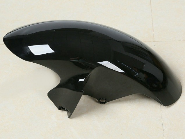 Yamaha YZF 600 R6 Motorrad Verkleidung 2006-2007 - Glanzendes Schwarz Matt Schwarz Weiss Motul Michelin
