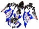 Yamaha YZF 600 R6 Motorrad Verkleidung 2006-2007 - Weiss Blau Schwarz Fimer Volvo Yamalube Sterilgarda