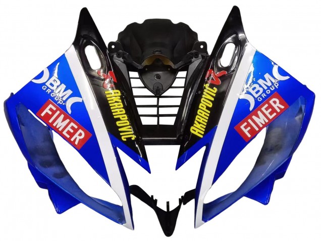 Yamaha YZF 600 R6 Motorrad Verkleidung 2006-2007 - Weiss Blau Schwarz Fimer Volvo Yamalube Sterilgarda