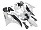 Yamaha YZF 600 R6 Motorrad Verkleidung 2006-2007 - Weiss Matt Schwarz