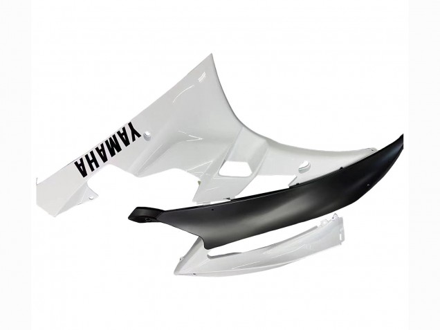 Yamaha YZF 600 R6 Motorrad Verkleidung 2006-2007 - Weiss Matt Schwarz