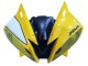 Yamaha YZF 600 R6 Motorrad Verkleidung 2006-2007 - Gelb Weiss Glanzendes Schwarz Motul