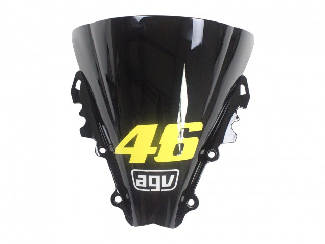 Yamaha YZF 600 R6 Motorrad Verkleidung 2006-2007 - Blau Neon Grun Schwarz Hai