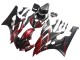 Yamaha YZF 600 R6 Motorrad Verkleidung 2006-2007 - Rot Matt Schwarz
