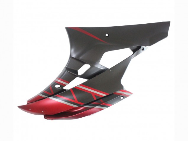 Yamaha YZF 600 R6 Motorrad Verkleidung 2006-2007 - Rot Matt Schwarz