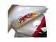 Honda VTR1000 Motorrad Verkleidung 2000-2006 - Silber Rot Schwarz Streifen Rennen