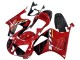 Honda VTR1000 Motorrad Verkleidung 2000-2006 - Rot Schwarz Streifen Rennen